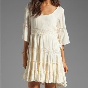 Free People natural dream cloud dress in cream